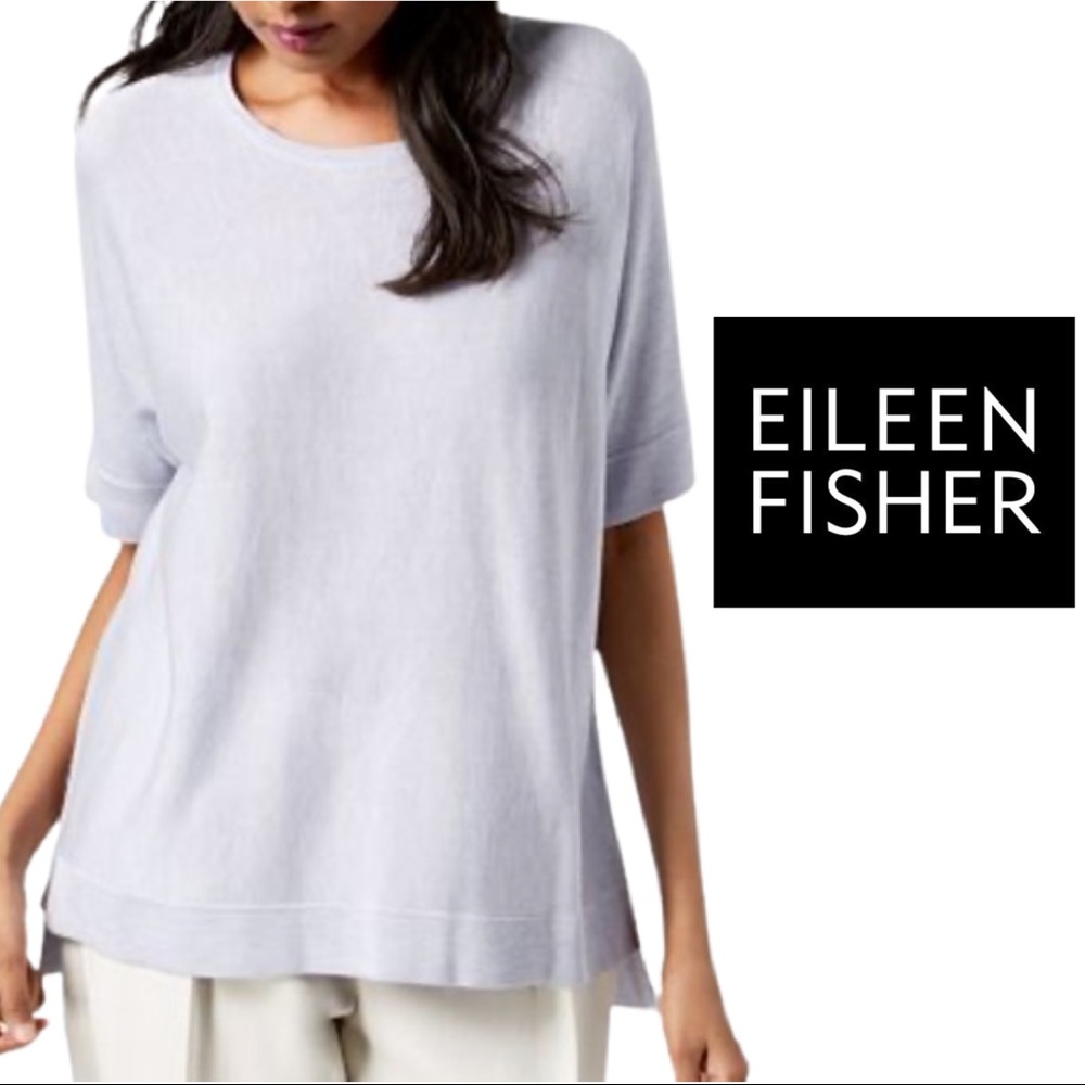 Eileen Fisher lilac Tencel Sweater
